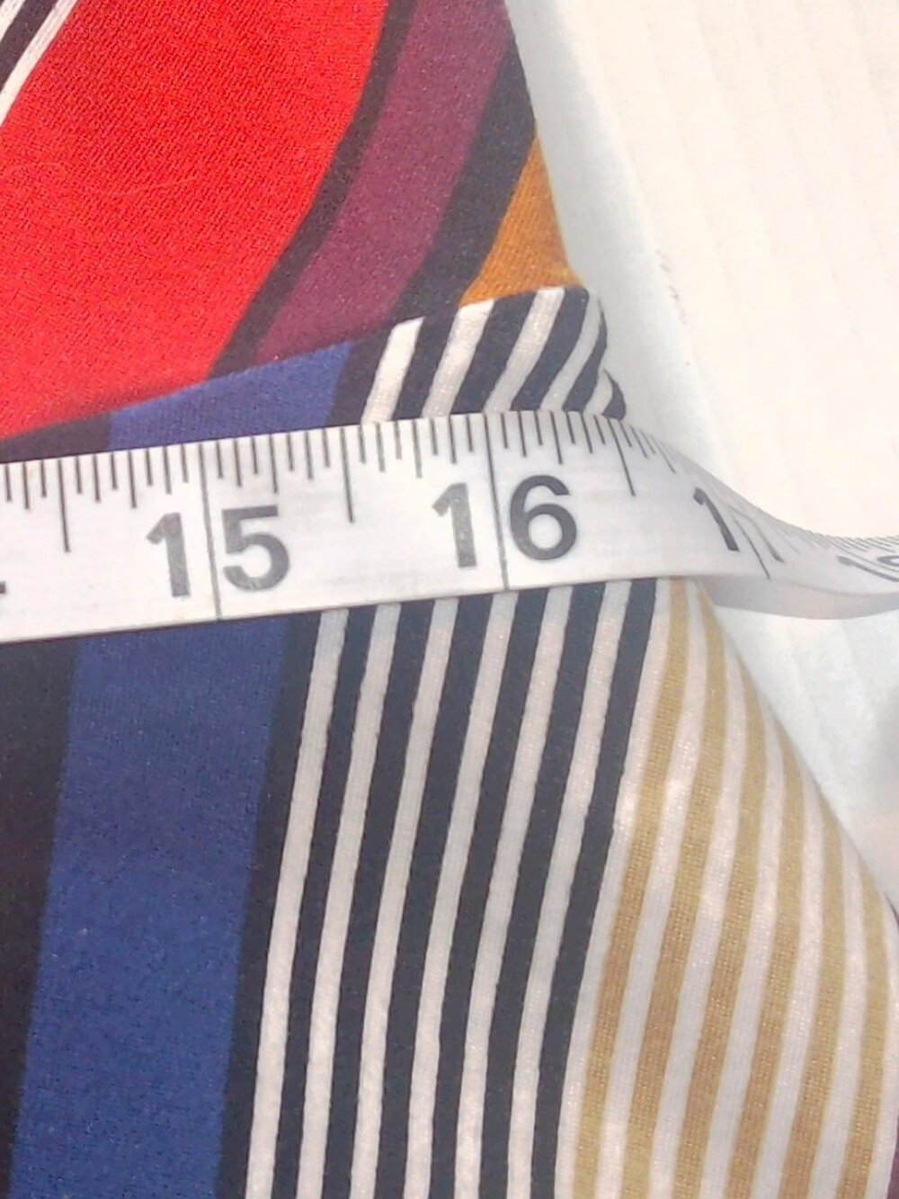 Venus Retro Multi-Color Striped Ruched Cami Dress - Picture 9 of 16